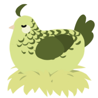 A lemon and olive chicken with a half-lace pattern