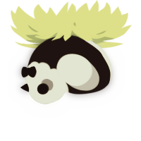 A sable and silver chicken with a head pattern
