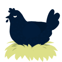 Dashboard, a tumblr chicken with a speckle pattern