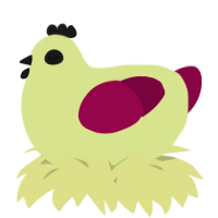 A lemon and maroon chicken