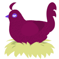 Sangria, a wine chicken with a double-lace pattern