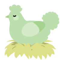A gluppy chicken