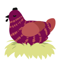 Pomodoro, a wine and red chicken with a bar pattern