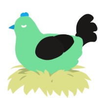A spring and sable chicken