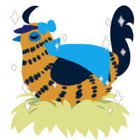 Wyndael, a orange and tumblr chicken with a bar pattern