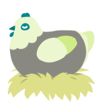 Perapiña, a ash and apple chicken with a head pattern