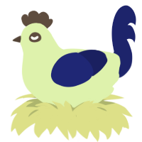 Lima Bean, a apple and navy chicken