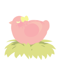 A leaf chicken with a neck-speckle pattern