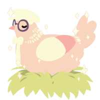 A rose chicken with a neck-band pattern