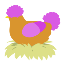 A orange and orchid chicken