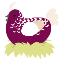raspberry cream, a wine and cream chicken with a half-lace pattern