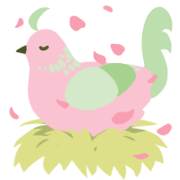 A rose and gluppy chicken with a neck-speckle pattern