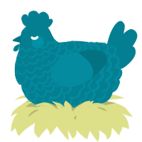 A sea chicken with a lace pattern