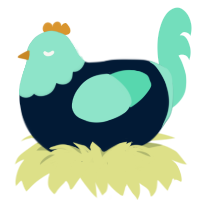 Pocillopora, a tumblr and mint chicken with a head pattern