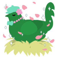 A viridian chicken