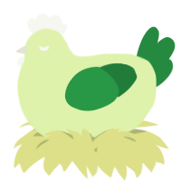 A apple and viridian chicken