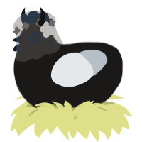 A sable and mist chicken