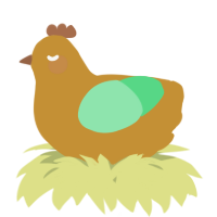 A gold and spring chicken