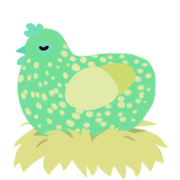 Lord of the Fries, a spring and lemon chicken with a speckle pattern