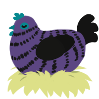 Brisk Iced Tea, a overcast and black chicken with a bar pattern