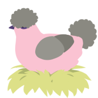 A rose and ash chicken