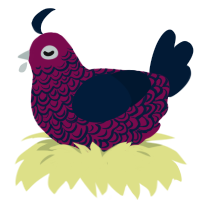 (unnamed), a wine and tumblr chicken with a double-lace pattern