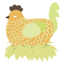 A honey and lemon chicken with a lace pattern