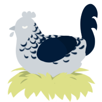 revenge of mayfly, a mist and tumblr chicken with a half-lace pattern