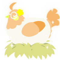 A white and beige chicken with a head pattern