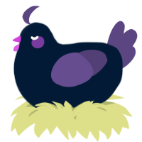 A tumblr and overcast chicken