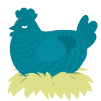 A sea chicken with a lace pattern