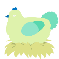 A apple and mint chicken
