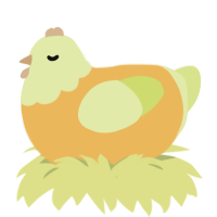 (unnamed), a honey and lemon chicken with a head pattern
