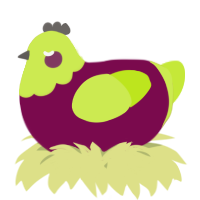 A wine and lime chicken with a head pattern