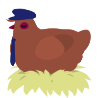 A russet chicken