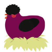 A wine and black chicken