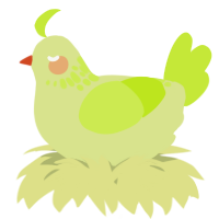 A lemon and lime chicken with a neck-speckle pattern