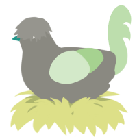 A ash and gluppy chicken