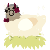 A cream chicken