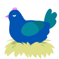 A ultramarine and sea chicken