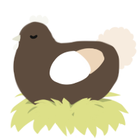 A bark and cream chicken