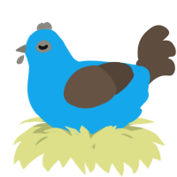 A sky and bark chicken