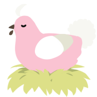 A rose and white chicken
