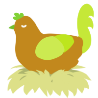 A ochre and lime chicken