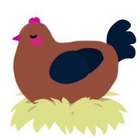 A russet and tumblr chicken
