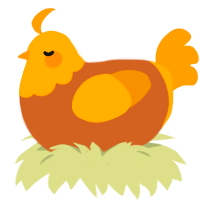 Pork Soda, a brown and ochre chicken with a head pattern