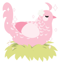 Shidarezakura, a rose chicken with a half-lace pattern