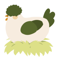 A cream and olive chicken