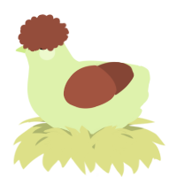 A apple and russet chicken
