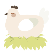 choco chip ice cream, a cream and white chicken